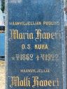 Record image of Maria Juhontytär "Yli-Kuha" Haveri, Pänkälä (born Ala-Kuha)