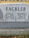 Record image of Anna (Annie) B Fackler (born Lightner)