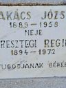 Record image of Regina Takács (Peresztegi)