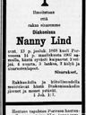 Record image of 1 Selma Mathilda Juliuksentytär Hannukka (born Lind)