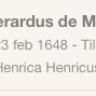 Record image of Henrica Henricus de Mesmaeker (born Otten)