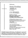 Record image of Jenny Ahola (born Luhtala)