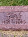 Record image of Dora Ella Fowler (born Daniels)