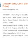 Record image of Elizabeth Betsy Carter (born Calfee)
