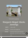 Record image of Margaret Abigail Jennings Martin (born Banks)