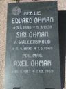 Record image of Axel Edvard Öhman