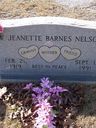 Record image of Willie Jeanette Nelson (née Barnes)