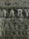 Record image of Mary W Beedle (born Meek)