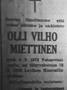 Record image of Olli Vilho Miettinen