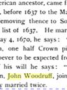 Record image of Ann Warde Woodruff (born Warde)
