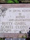 Record image of Betty Isabel Clodd (geb. Schell)