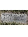 Record image of Rebecca LEWIS Rupe (born Lewis)