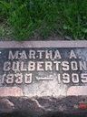 Record image of Martha A. Culbertson (born Bridgeland)