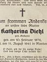 Record image of Katharina Diehl (geb. Kräuter)