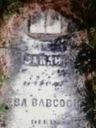 Record image of Sarah Babcock (born Snider)