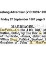 Record image of Anne (Annie ) Begg (born Macvean)