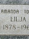 Record image of Sofia Amanda AnnaLisasdotter Lilja ent Toliin (born Forsman, Skult)