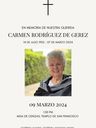 Record image of Ma. del Carmen Gerez Diez (born Rodriguez)