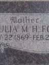 Record image of Julia Magdalena Ford (born Hopfenbeck)
