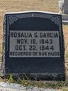 Record image of Rosalia Garcia (born Gonzales)