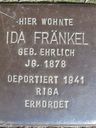 Record image of Ida Babette Fränkel (born Ehrlich)