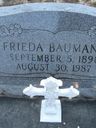 Record image of Frieda Baumann (geboren Hermann)