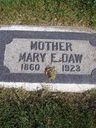 Record image of Mary Emily Daw (born Carson)