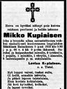 Record image of Mikko Pekanpoika Kupiainen