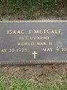 Record image of Isaac Joe "Slim" Metcalf