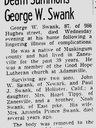 Record image of George William Swank
