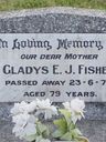 Record image of Gladys Emily Jane Fisher (born Coote)
