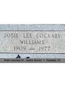 Record image of Josie Lee Lockaby-Williams (born Knipe)