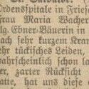 Record image of Maria Wachernig, vlg. Ebner (geb. Bergner)