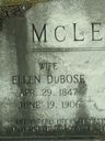 Record image of Ellen McLendon (geb. Dubose)