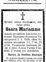 Record image of Saara Maria Haataja