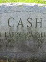 Record image of Harriet Hattie Margaurette Cash (born Barrows)