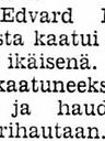 Record image of Eetu Pekanpoika Pehkonen