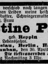 Record image of Ernestine Ester Prager (geb. Ruppin)