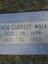 Record image of Blanco Walker (geb. Garrett)