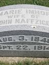 Record image of Marie Naffziger (born Imhoff)