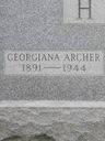 Record image of Georgiana A Hill (born Archer)