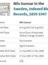 Record image of Nils Johan Hugo Hjalmarsson