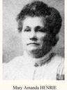 Record image of Mary Amanda Funk (born Henrie)