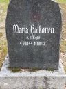 Record image of Maria Jaakontytär Halkonen (born Repo)