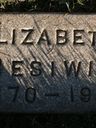 Record image of Elizabeth Reiswig (born Wahl)