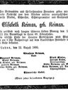 Record image of Elisabeth Ludmilla Reimann