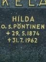 Record image of Hilda Kaaprontytär Jääskeläinen (born Pöntinen)