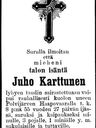 Record image of Juho Heikinpoika Karttunen