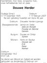 Record image of Douwe Herder