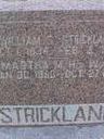 Record image of Martha Malinda Strickland (born Ward)